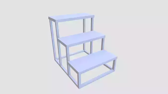 Stair Low-poly 3D model
