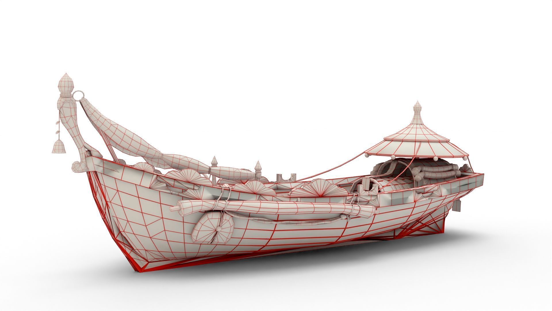 Premium 3D Boat-Realistic Customizable 3D model_10