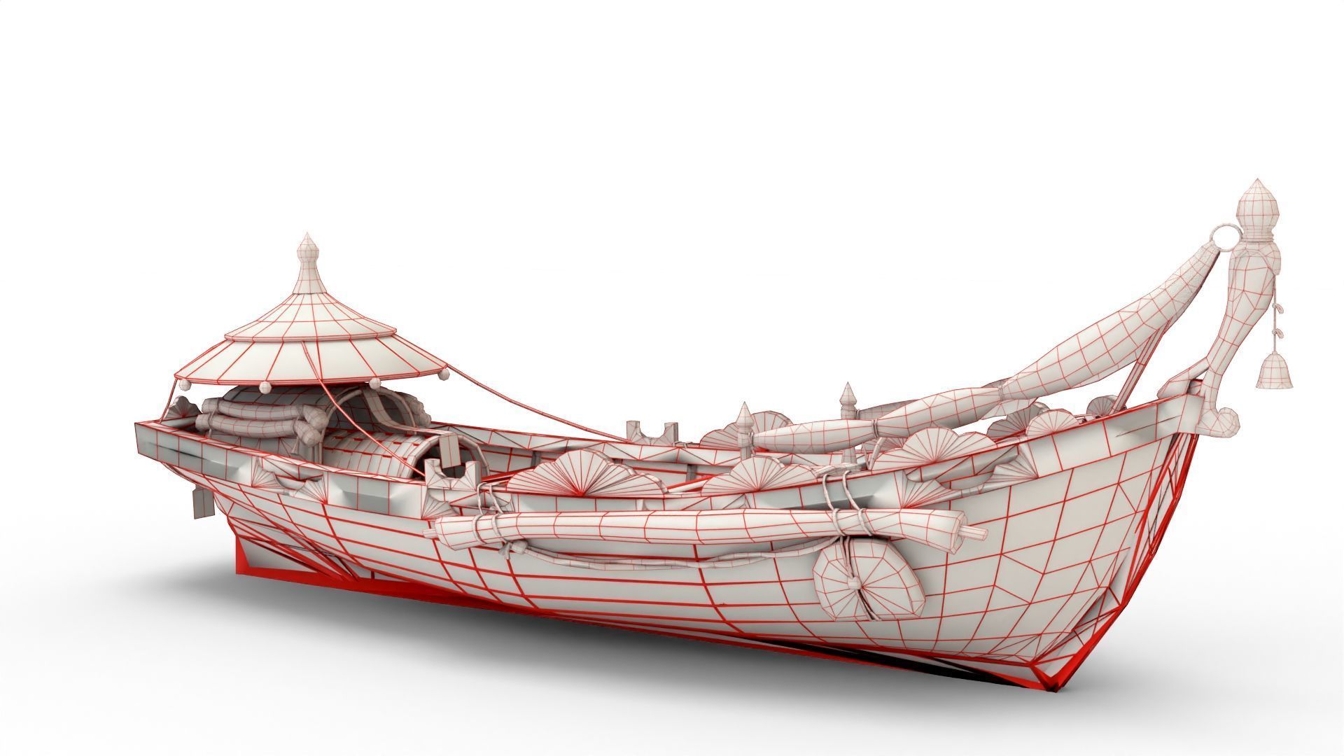 Premium 3D Boat-Realistic Customizable 3D model_8