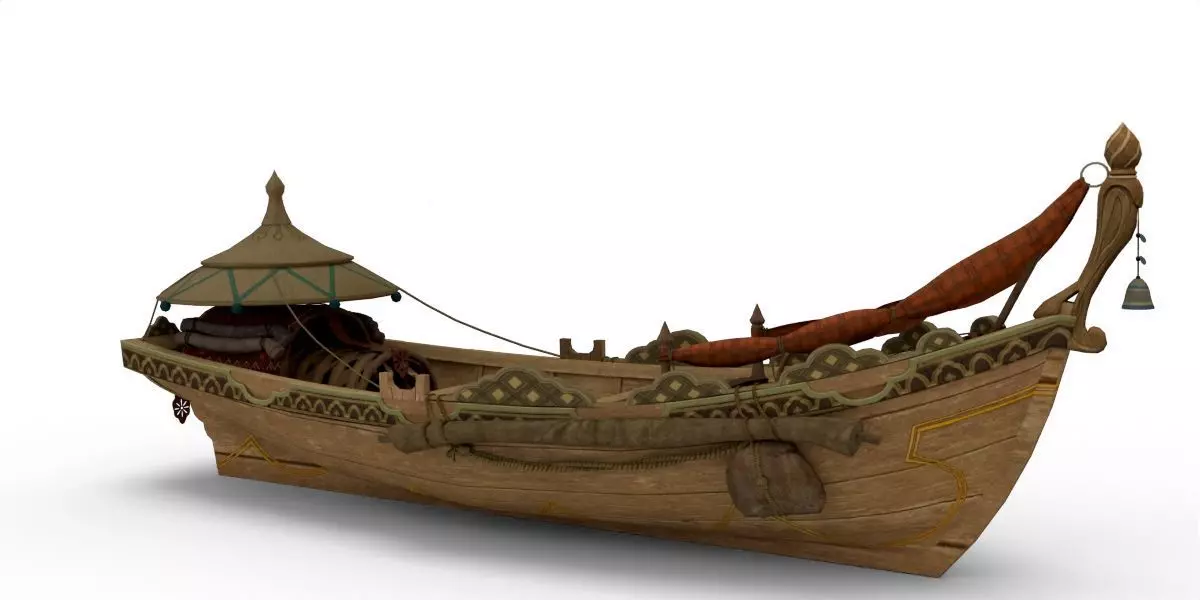 Premium 3D Boat-Realistic Customizable 3D model_0