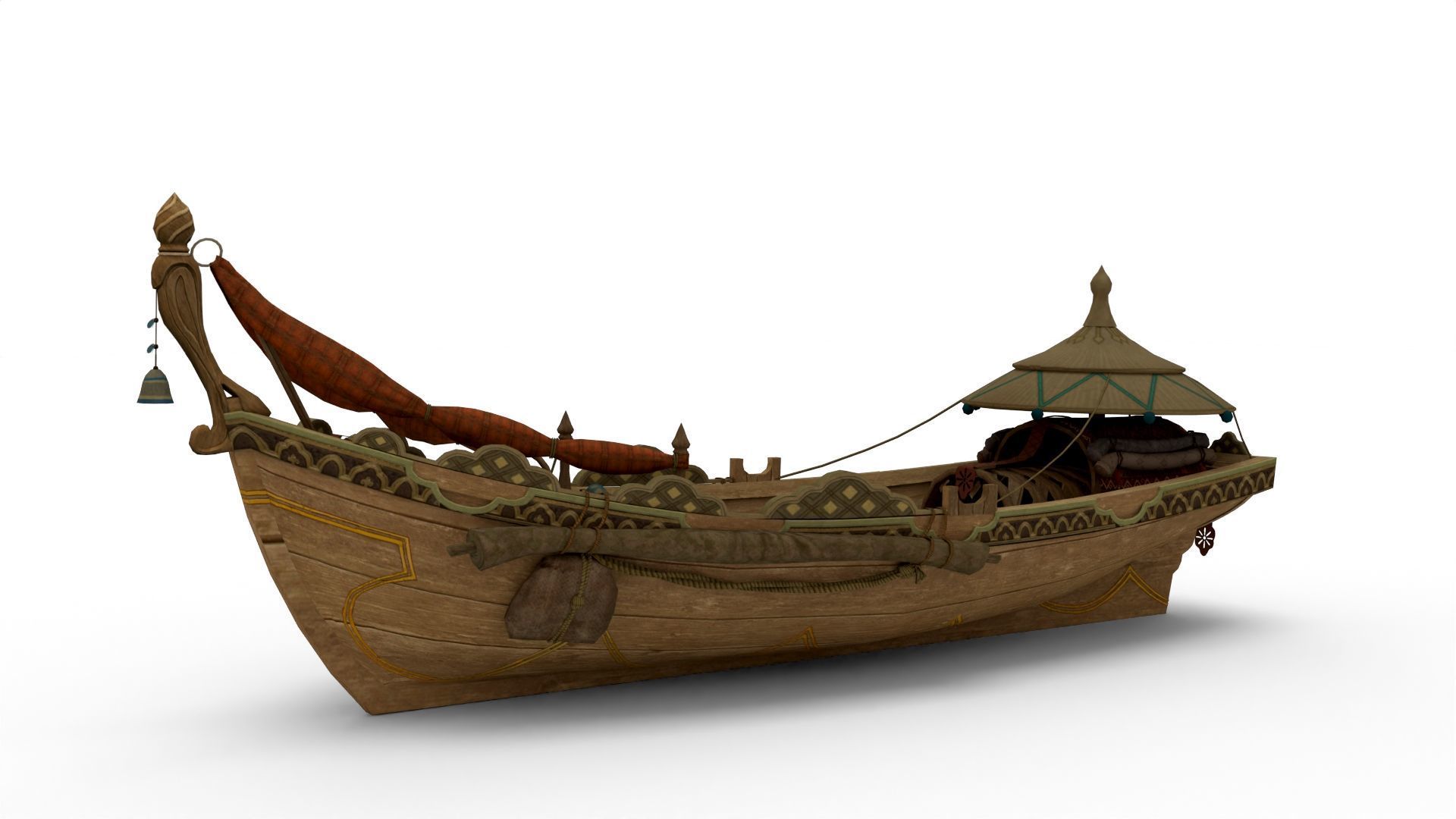 Premium 3D Boat-Realistic Customizable 3D model_3