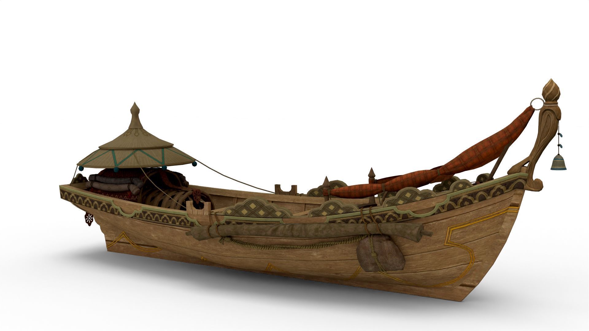 Premium 3D Boat-Realistic Customizable 3D model_1