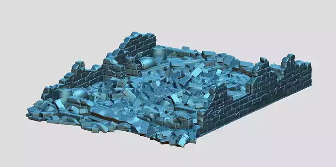 broken house for 3D printing