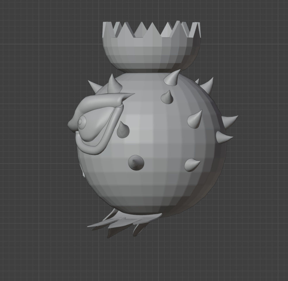 homing thistle Free 3D model_14