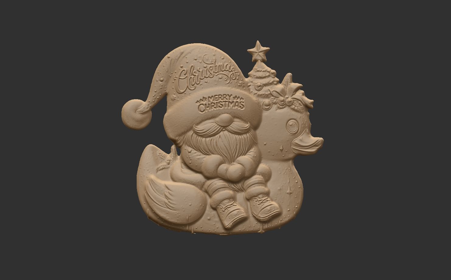 sanda with duck decor  3D print model_5