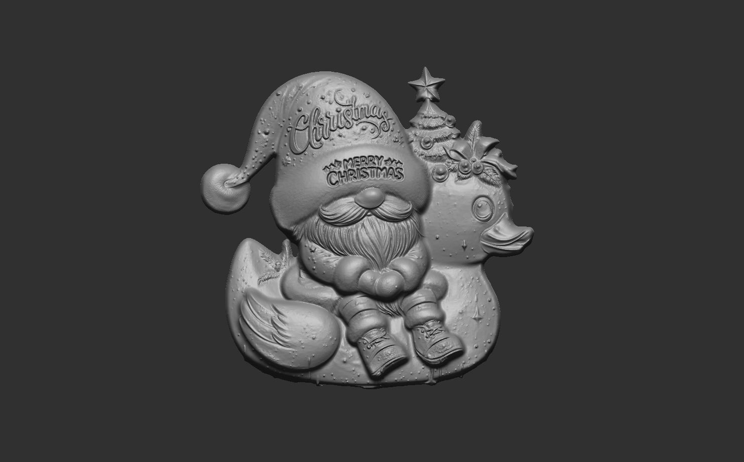 sanda with duck decor  3D print model_1