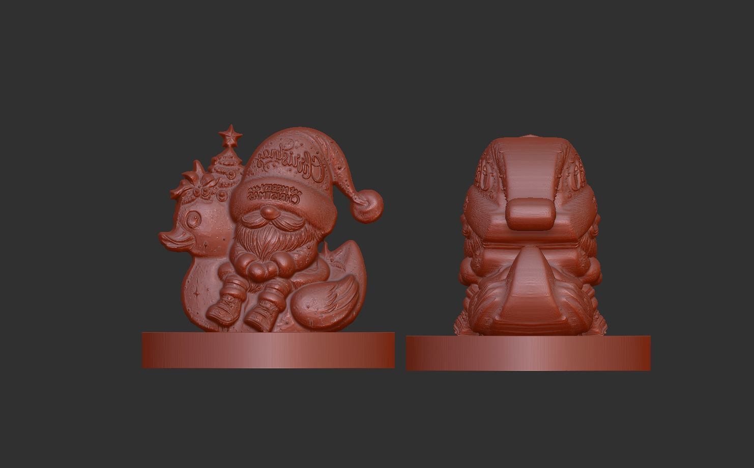 sanda with duck decor  3D print model_7