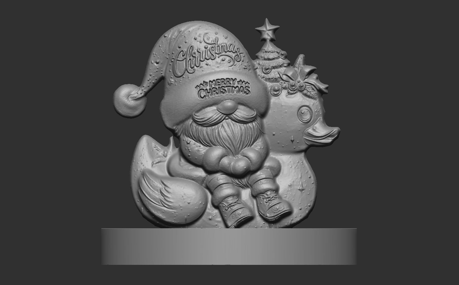 sanda with duck decor  3D print model_6