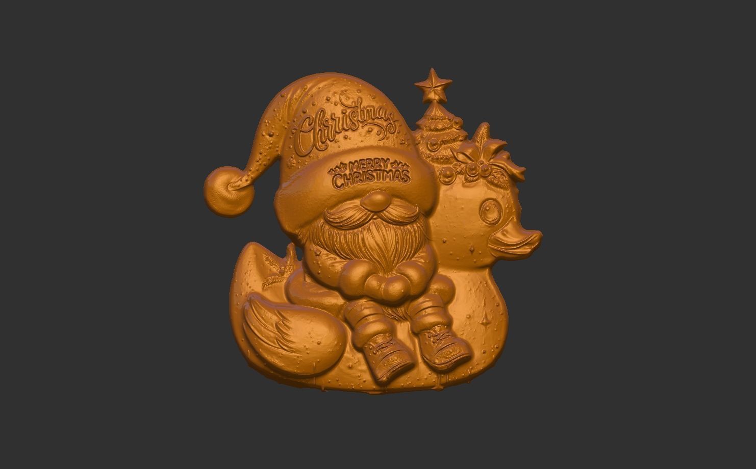 sanda with duck decor  3D print model_3