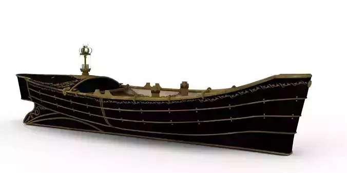 Realistic Boat High Quality Customizable