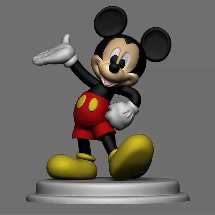 AD Mickey Mouse 3D print model_0