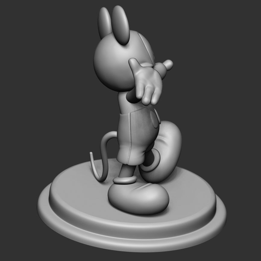 AD Mickey Mouse 3D print model_3