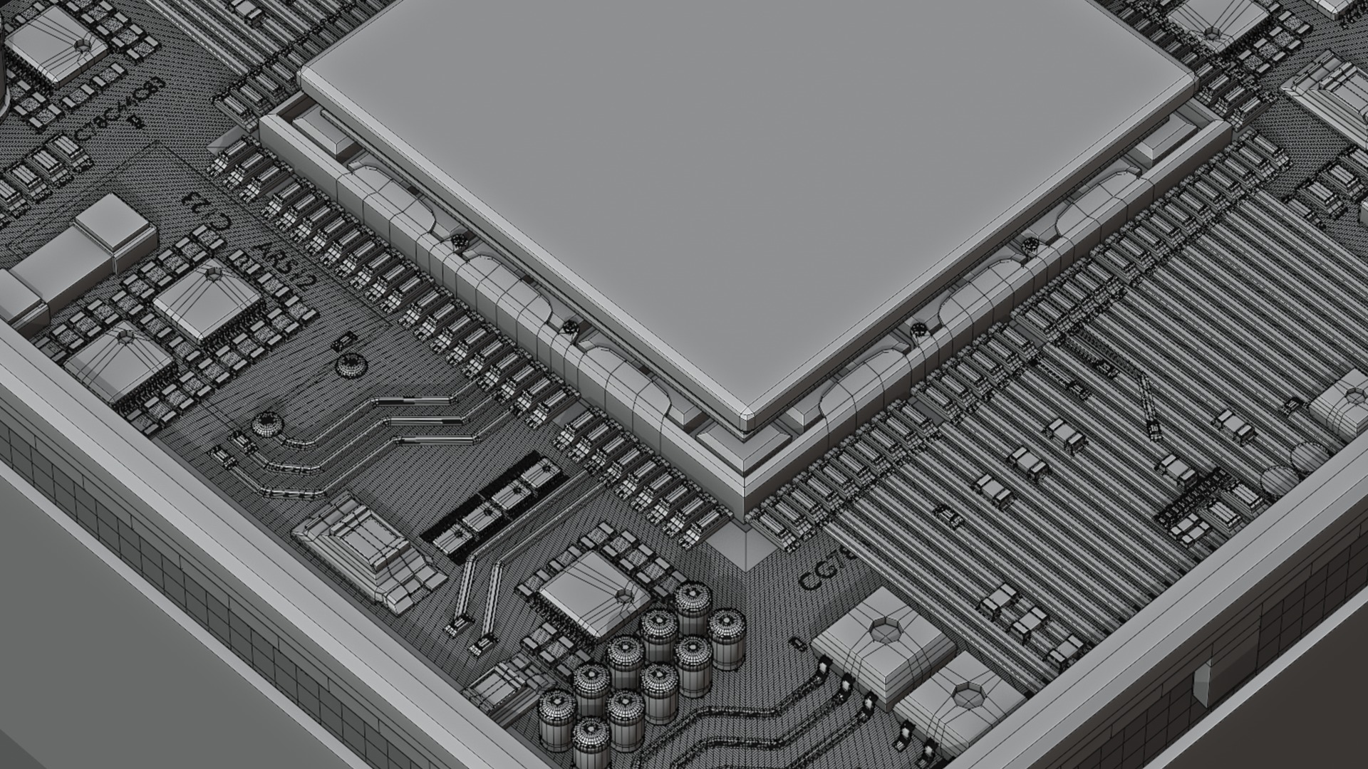 CPU Concept 3D model_13