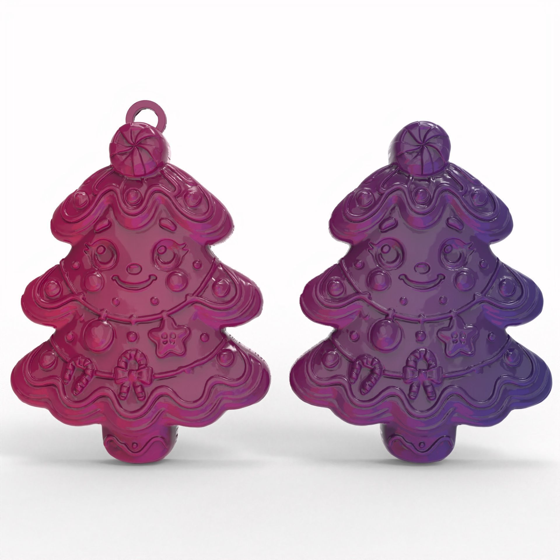 christmas tree decor  3D print model_2