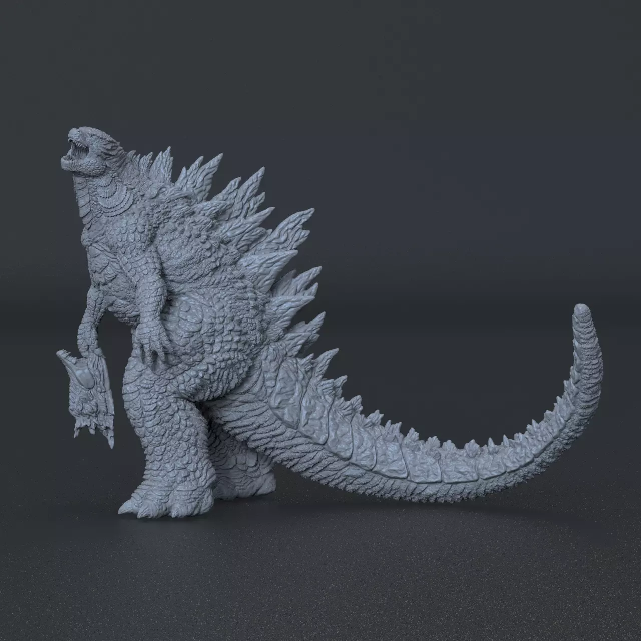 Godzilla 2014 - With Muto Head 3D print model_0