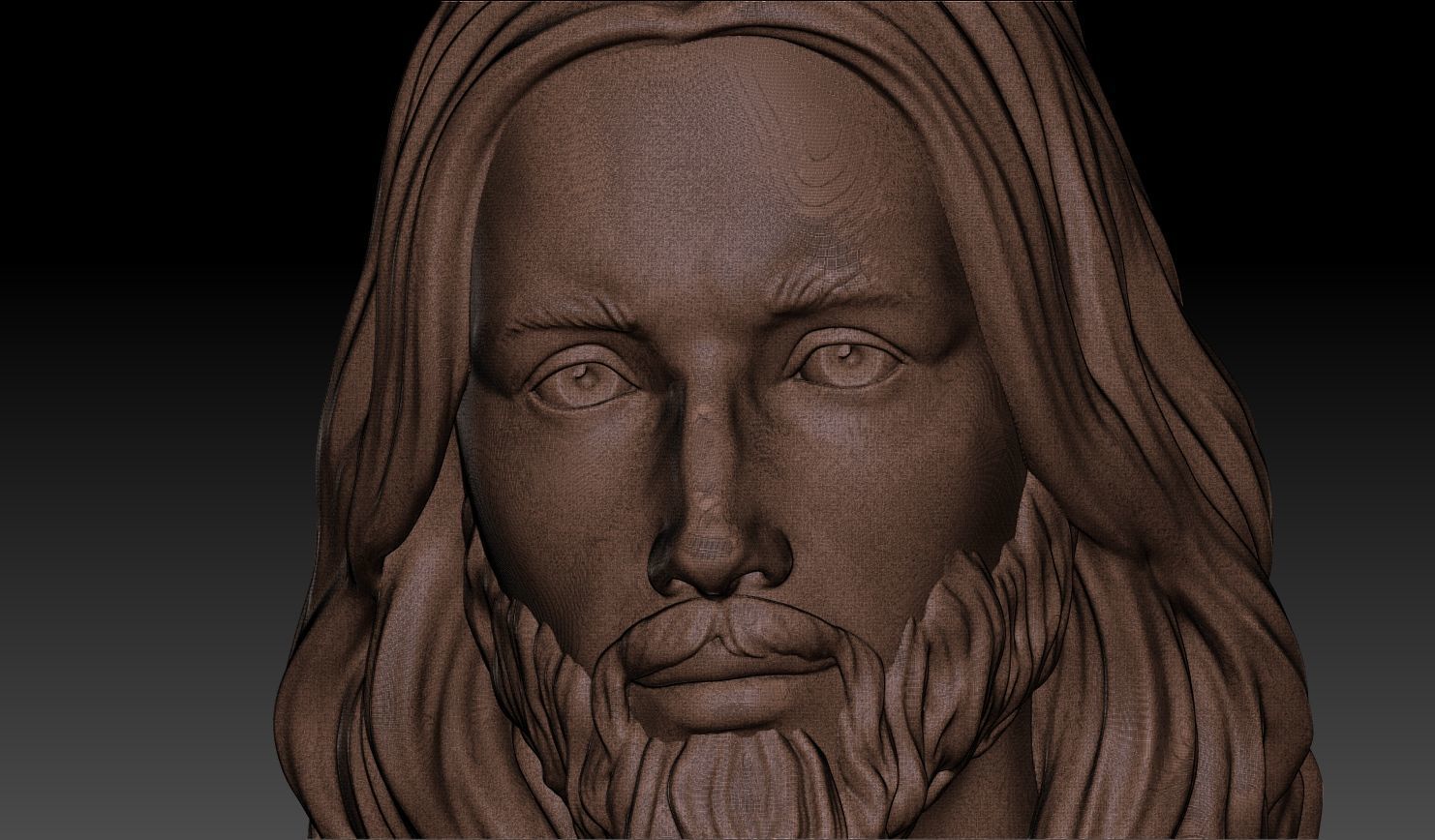 jesus sacred heart 3D print model_6