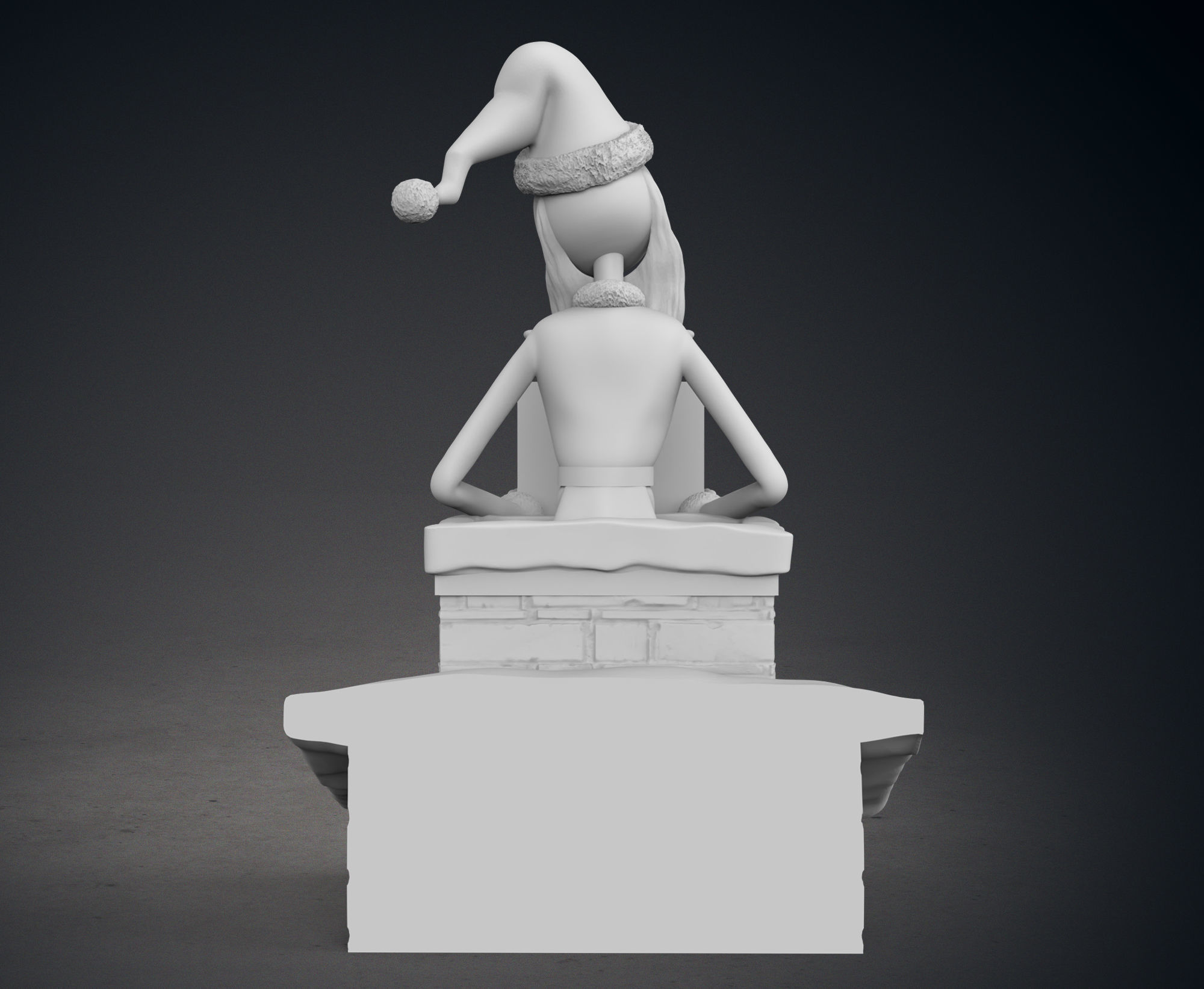 Nightmare Before Christmas Jack Skellington Delivering A Present 3D print model_5