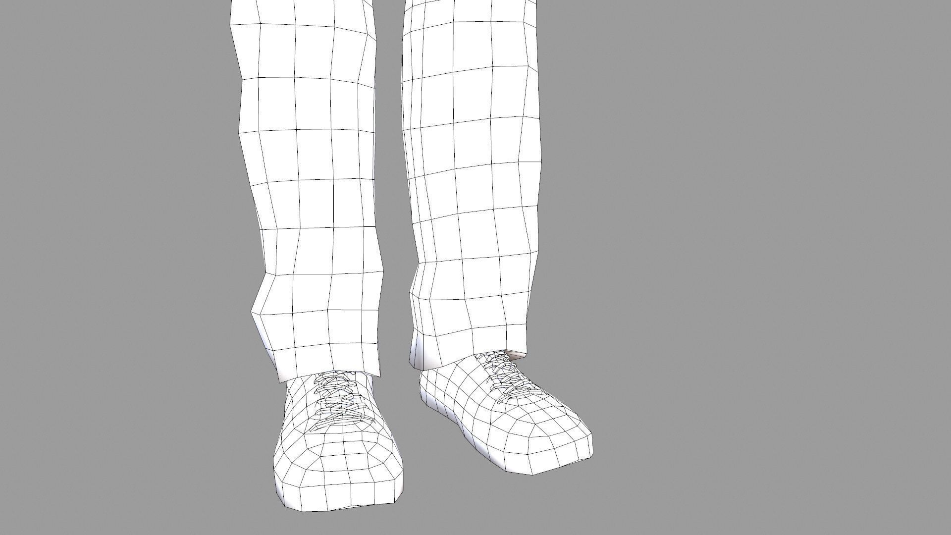 VR Character Boy Low-poly 3D model_16