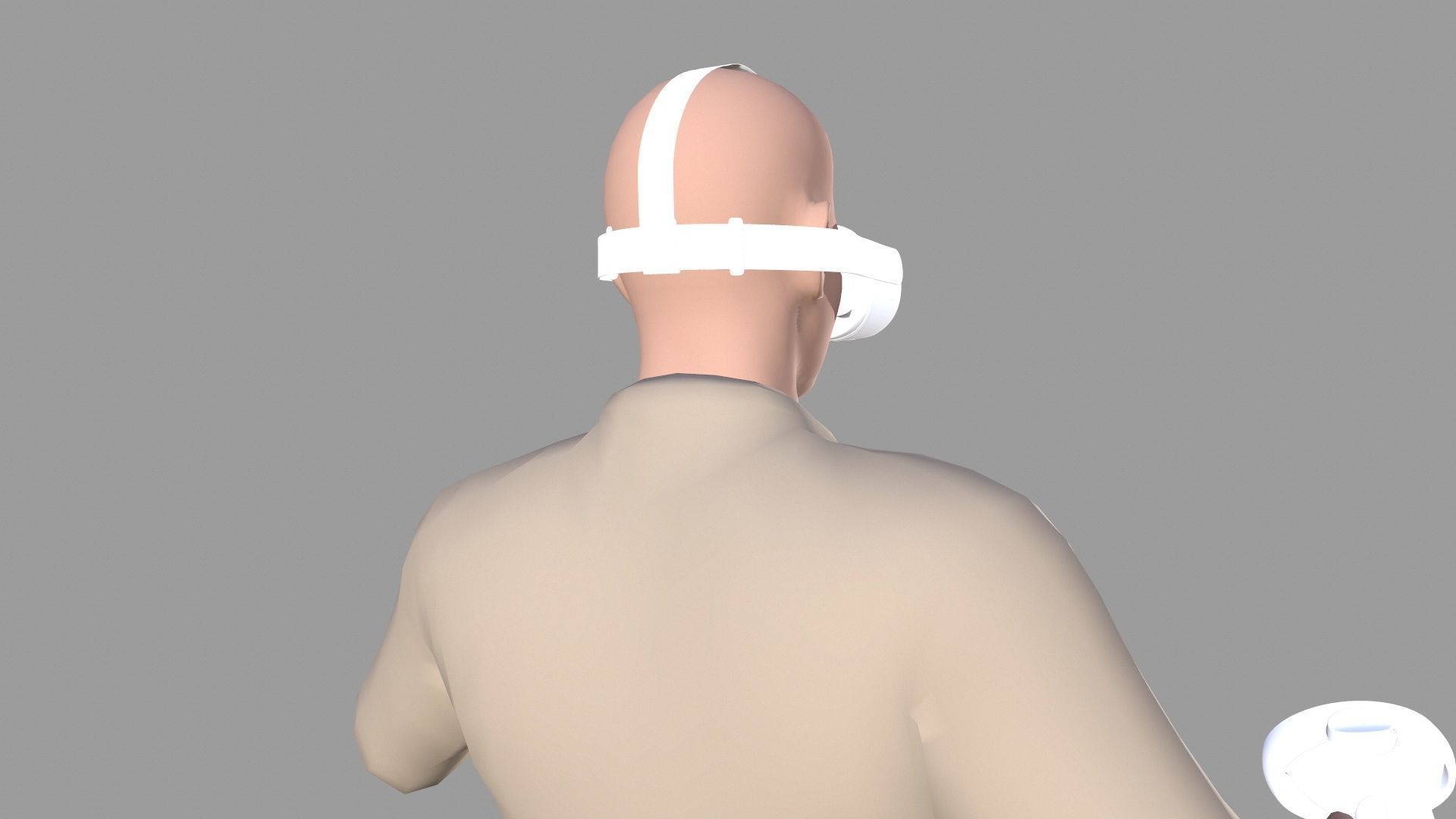 VR Character Boy Low-poly 3D model_11