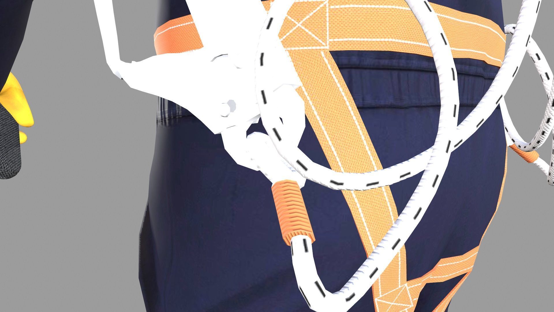 Character VR HeadSet Low-poly 3D model_22