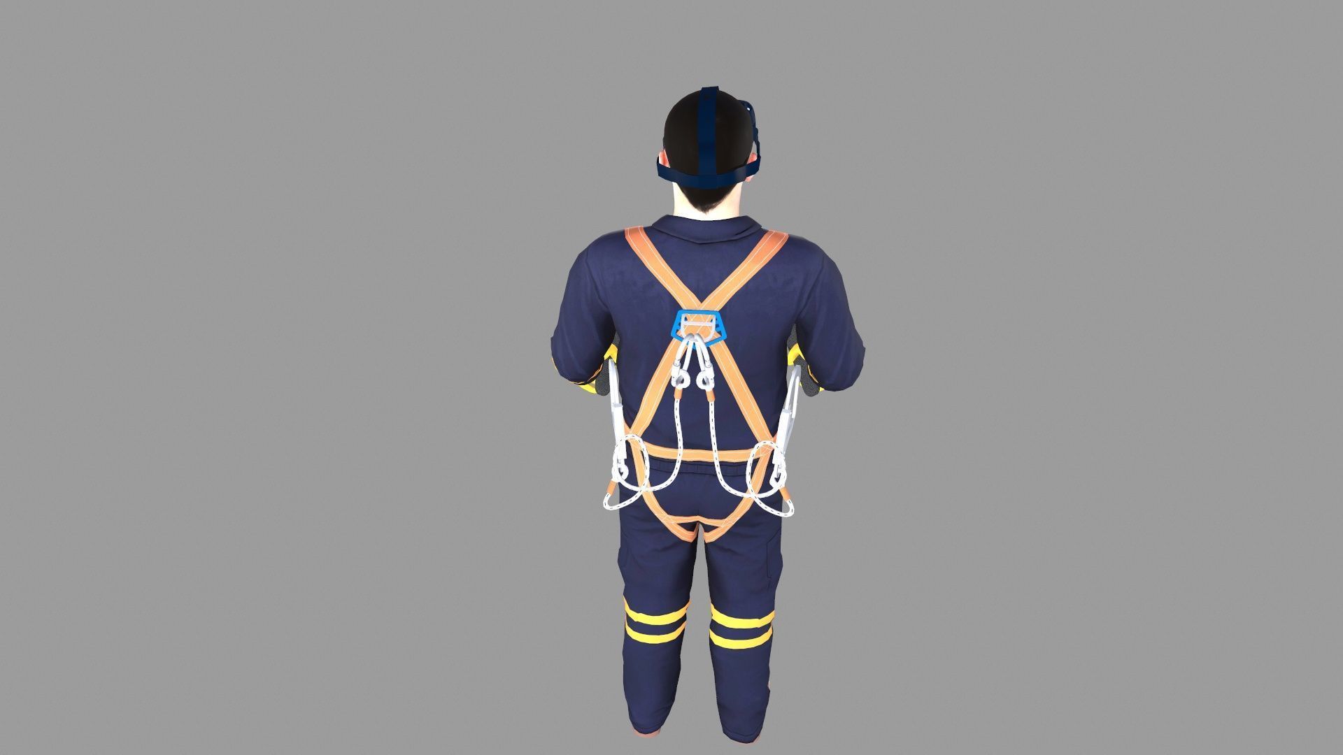 Character VR HeadSet Low-poly 3D model_26