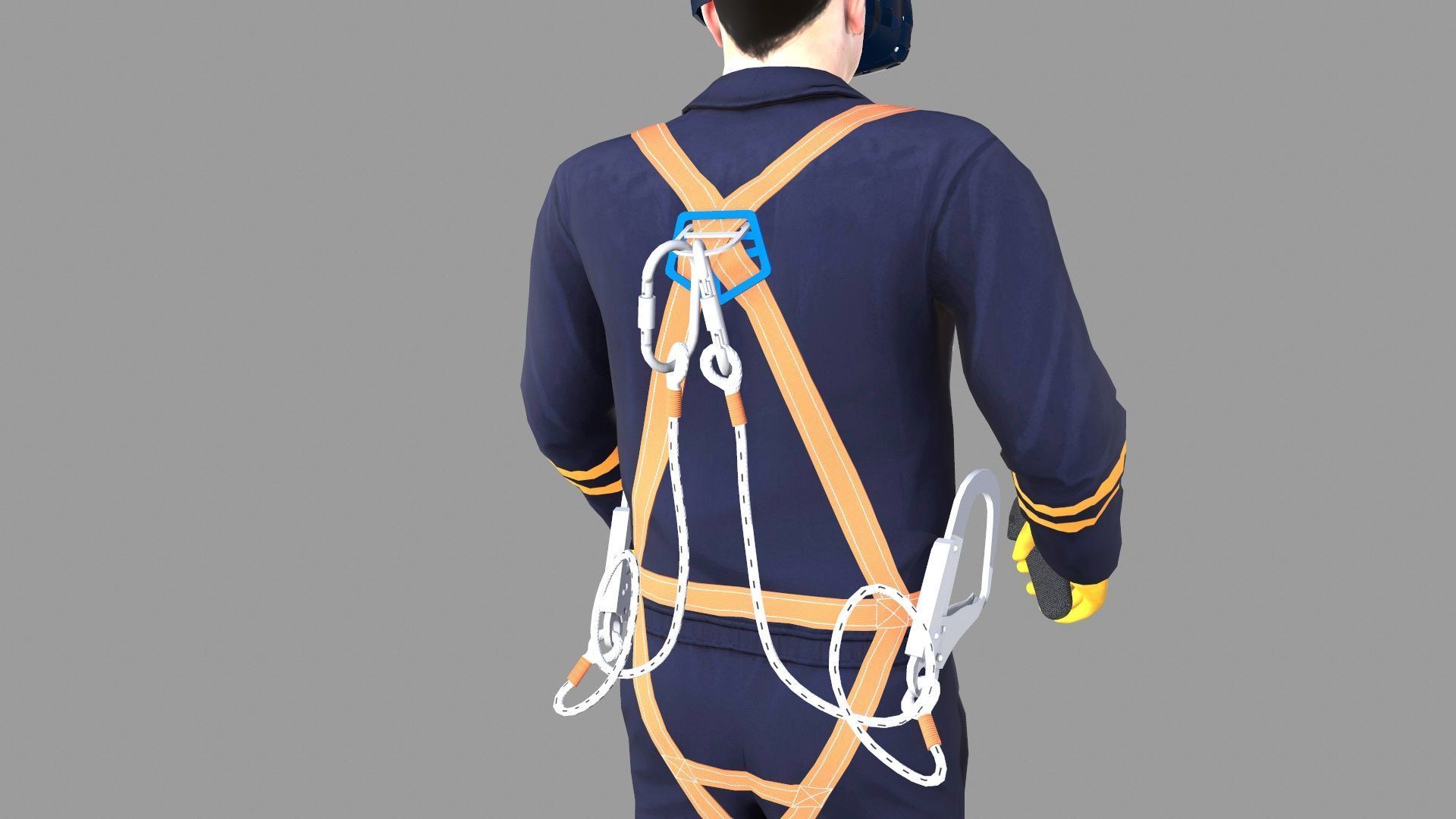 Character VR HeadSet Low-poly 3D model_25