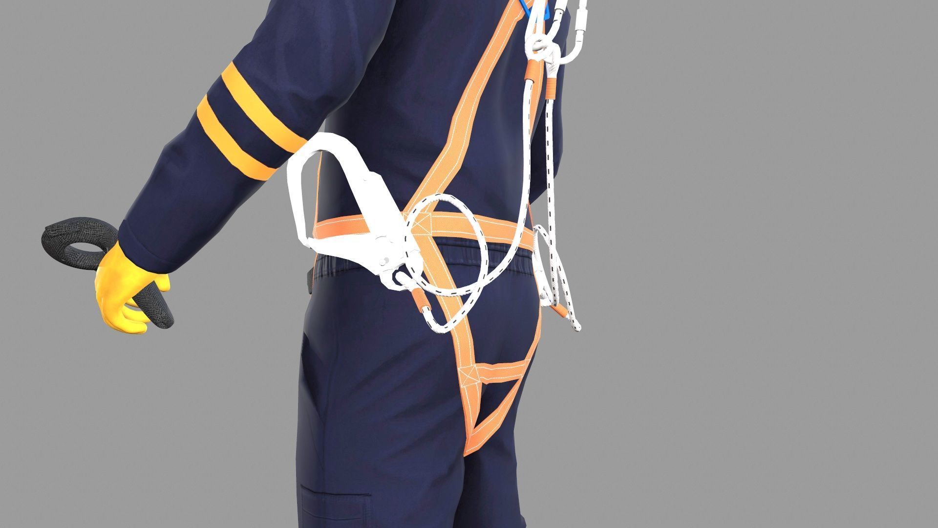 Character VR HeadSet Low-poly 3D model_20