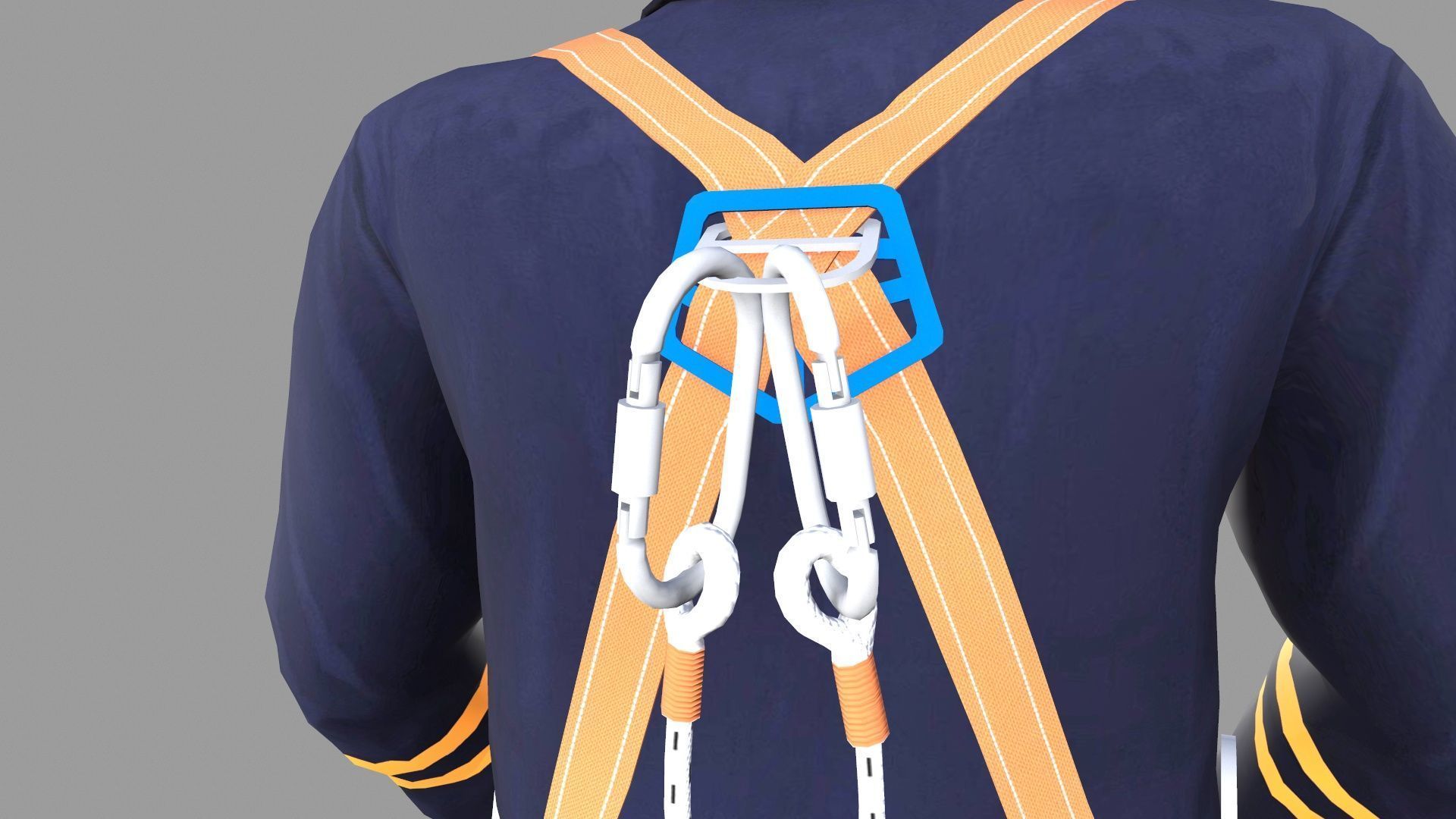 Character VR HeadSet Low-poly 3D model_24