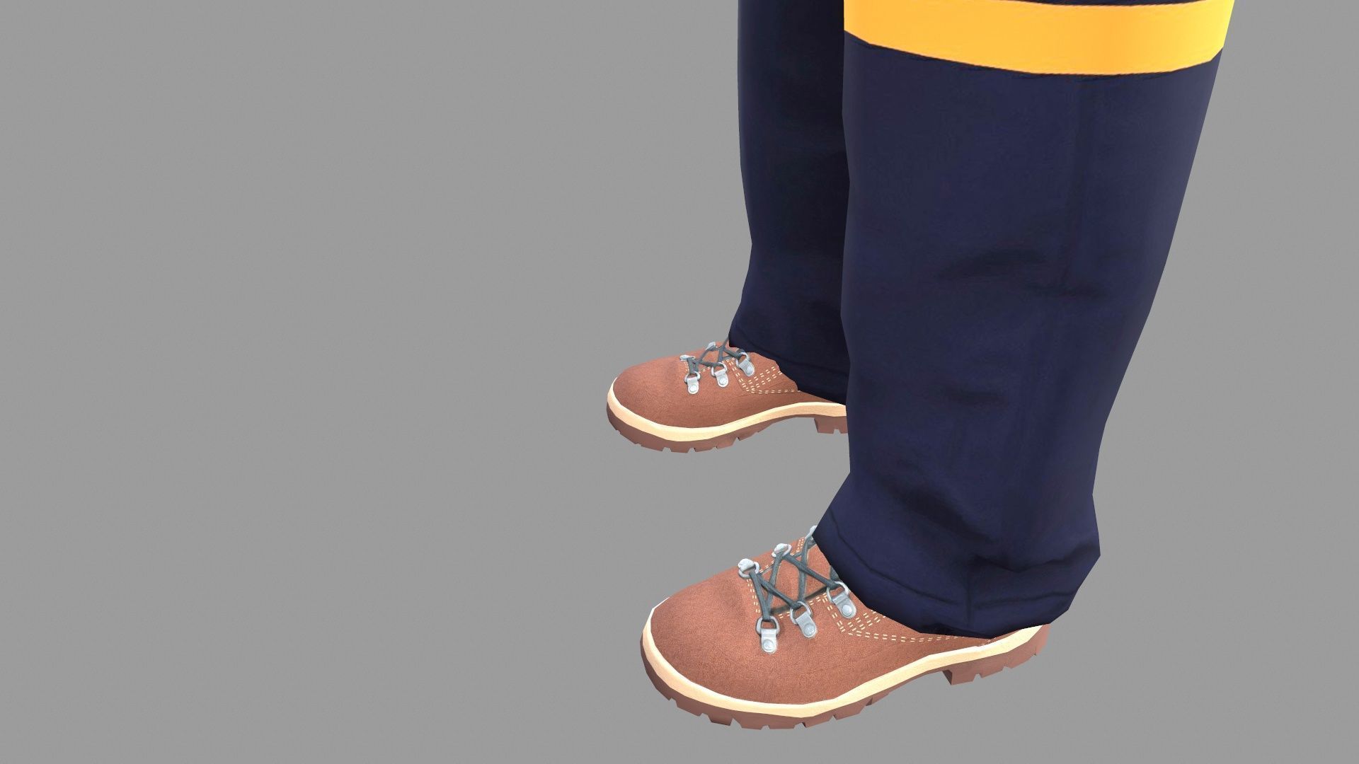 Character VR HeadSet Low-poly 3D model_19