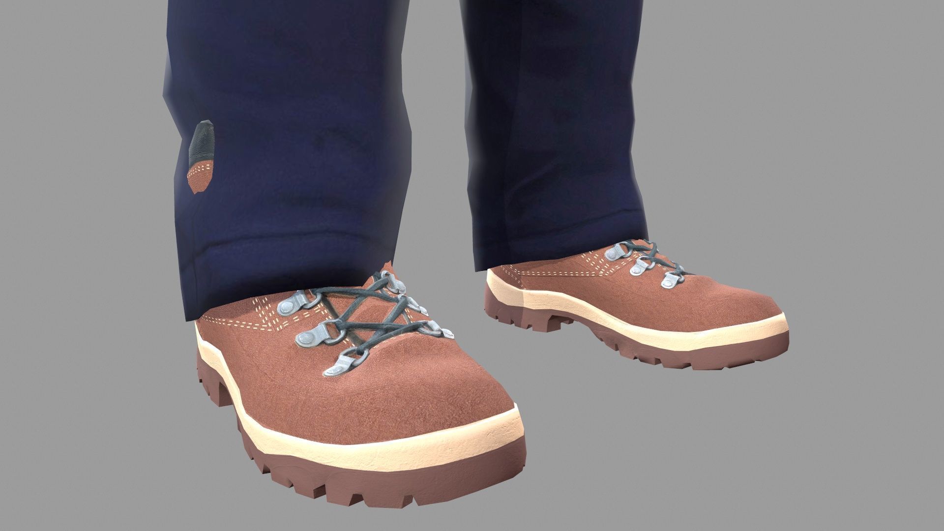 Character VR HeadSet Low-poly 3D model_17