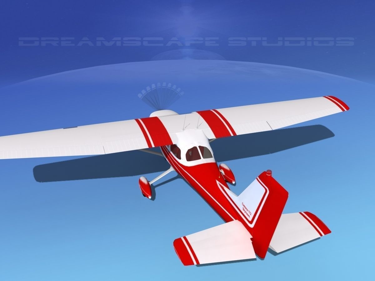 Cessna 172 Skyhawk 1967 V01 3D model_7