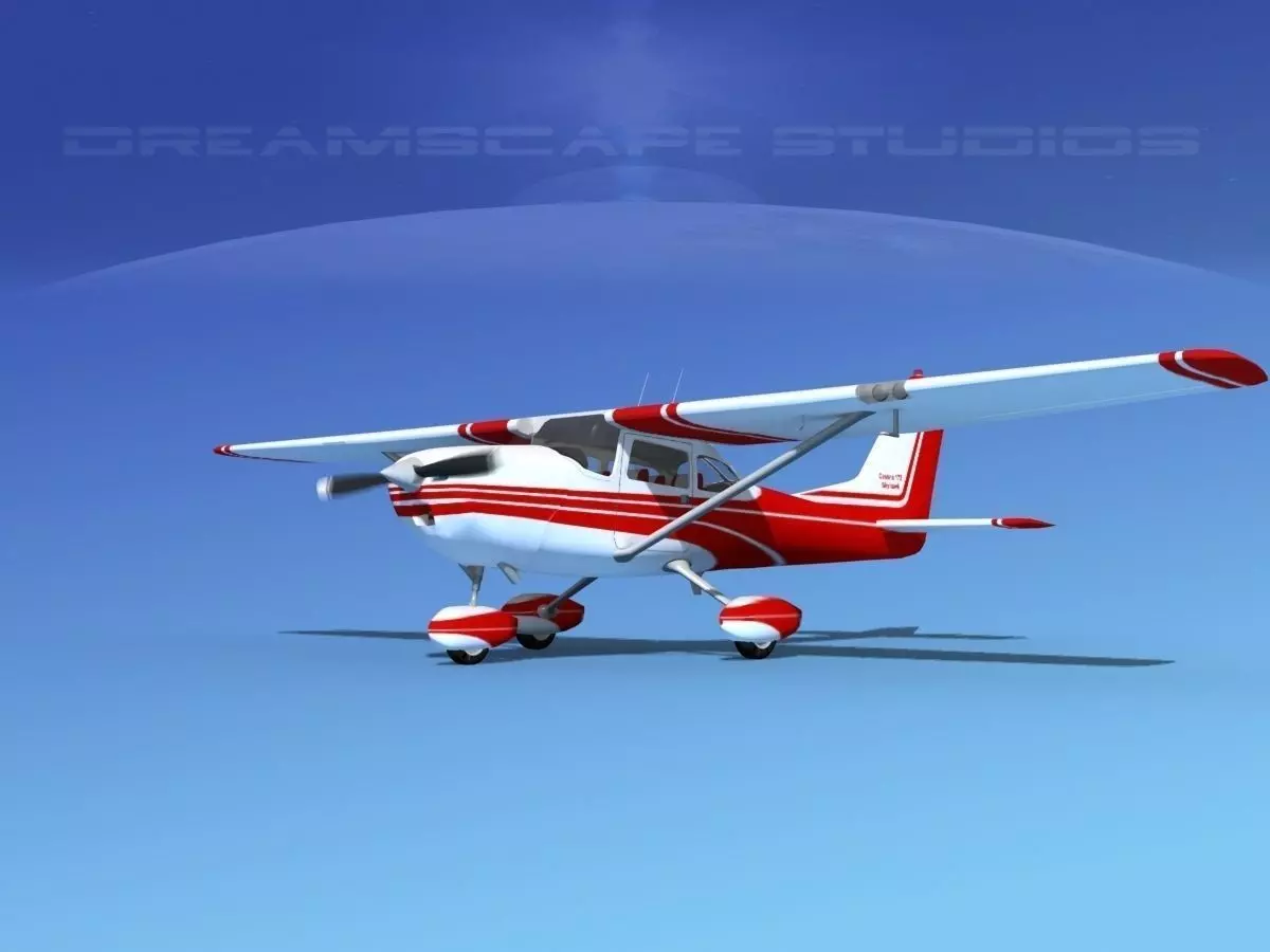 Cessna 172 Skyhawk 1967 V01 3D model_0