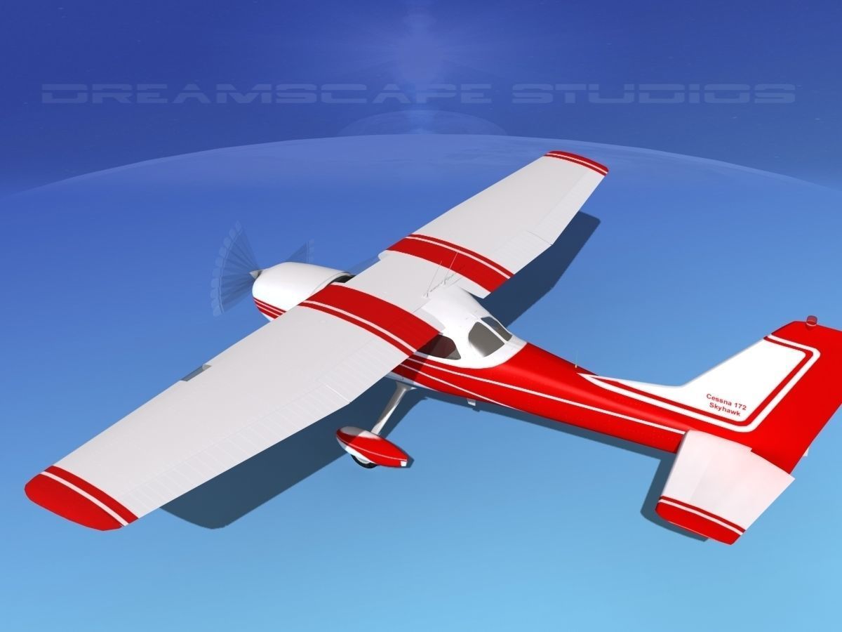 Cessna 172 Skyhawk 1967 V01 3D model_8