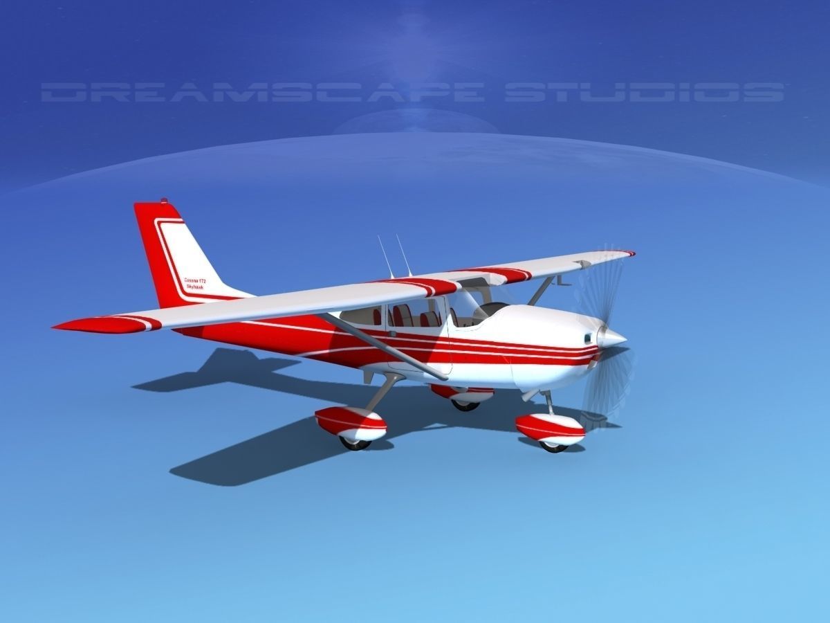 Cessna 172 Skyhawk 1967 V01 3D model_3