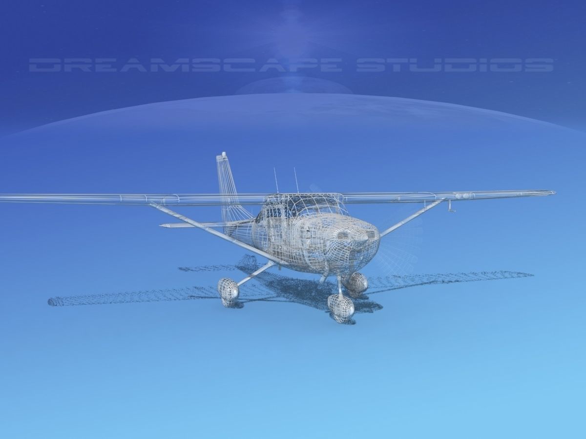 Cessna 172 Skyhawk 1967 V01 3D model_12