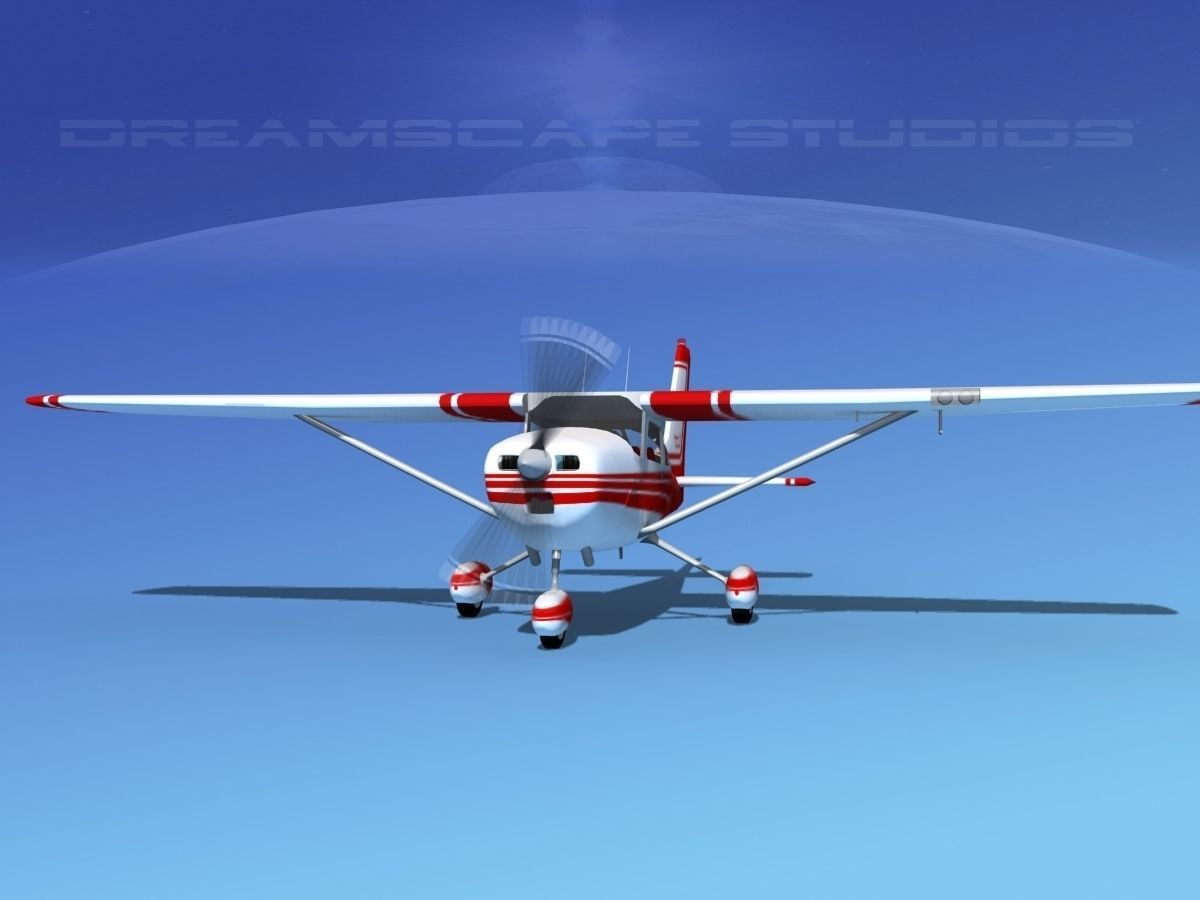Cessna 172 Skyhawk 1967 V01 3D model_1