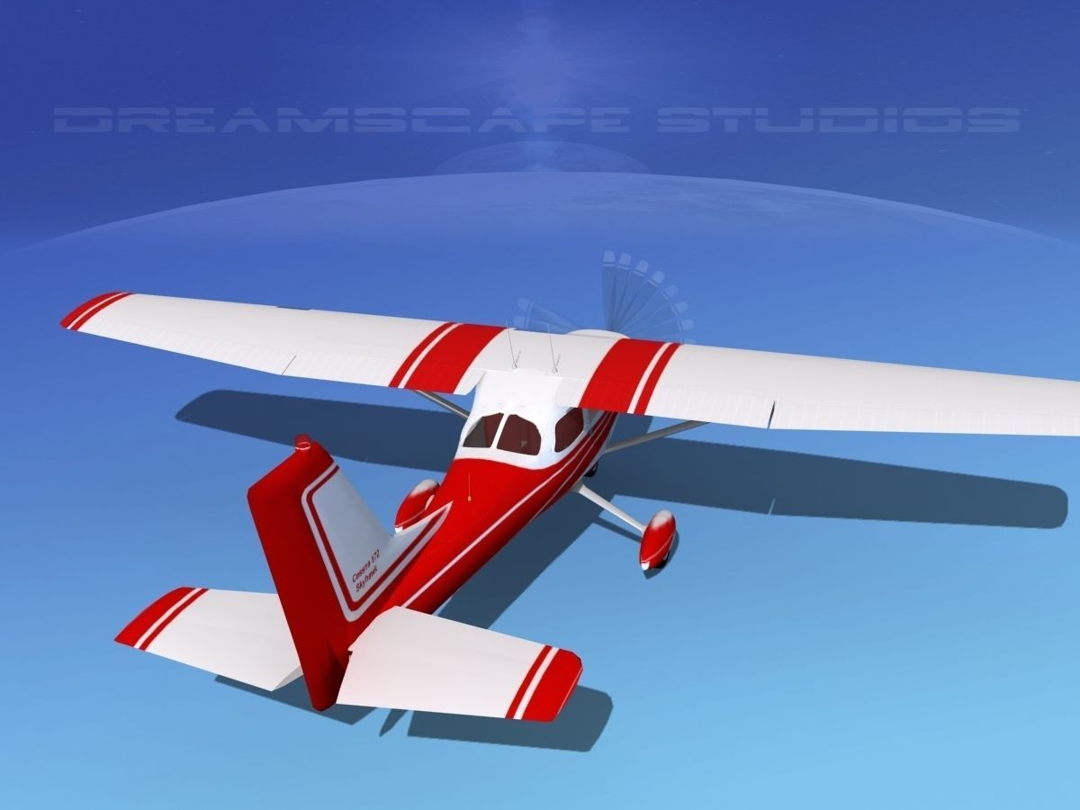 Cessna 172 Skyhawk 1967 V01 3D model_6