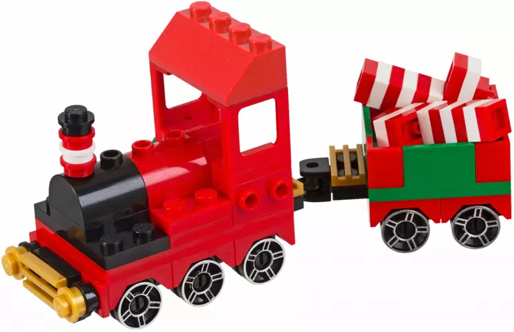 PixelBricks3D - Lego Little Christmas Train  3D print model_0