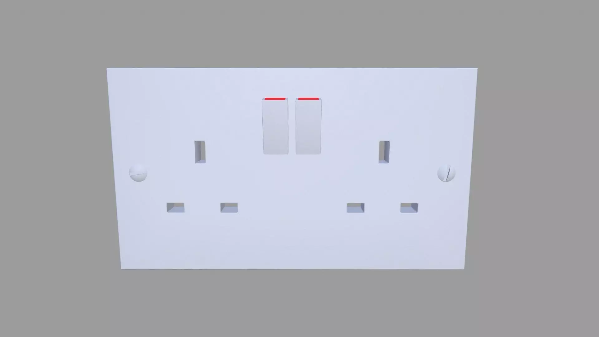 Switch Board Low-poly 3D model_0