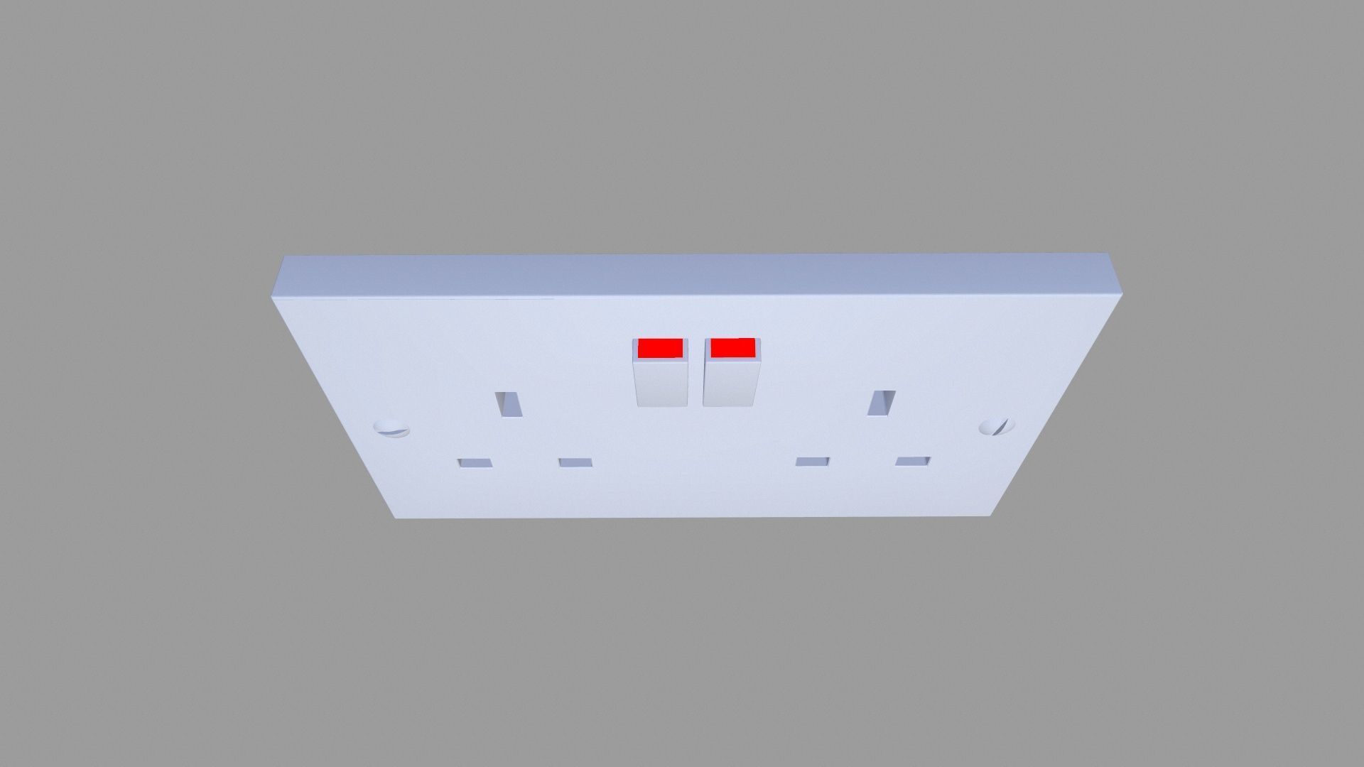 Switch Board Low-poly 3D model_4