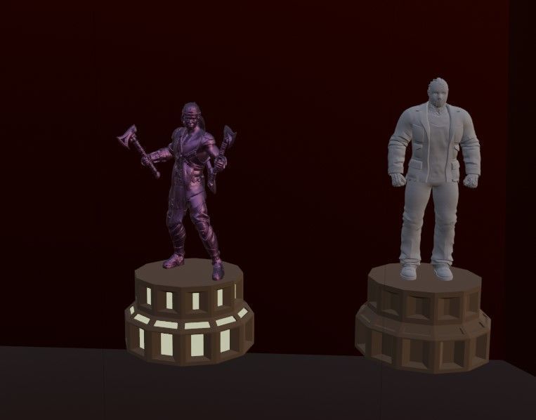 3D Figures Jason Voorhees and Nightwolf 3D print model_4