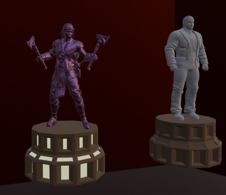 3D Figures Jason Voorhees and Nightwolf 3D print model_3