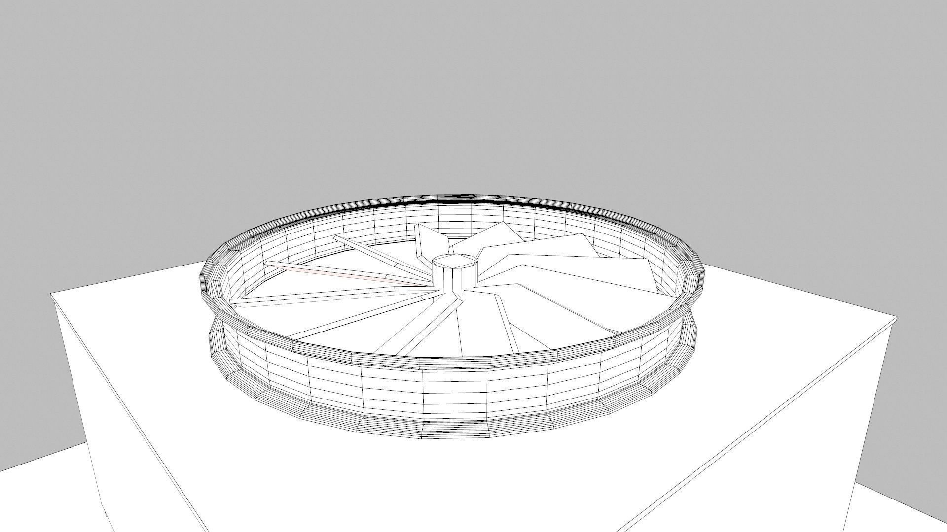 Air Vent Low-poly 3D model_9