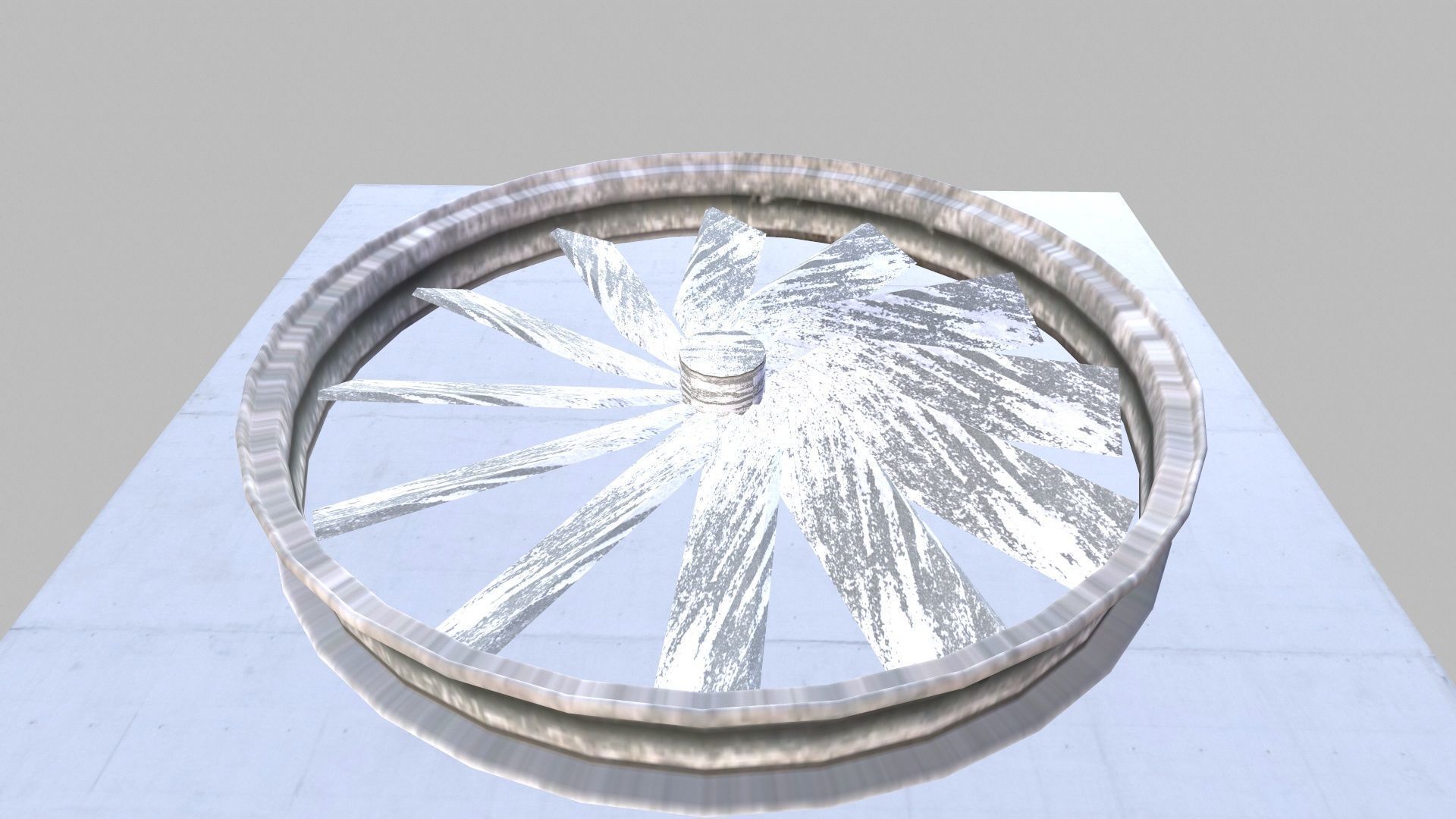 Air Vent Low-poly 3D model_6