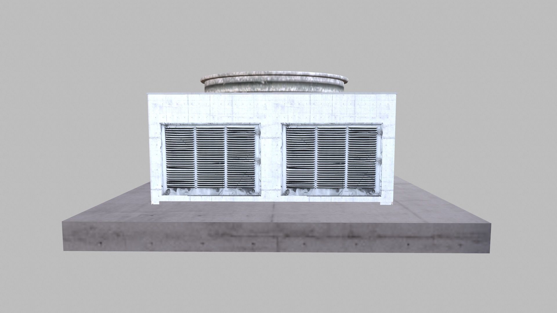 Air Vent Low-poly 3D model_2