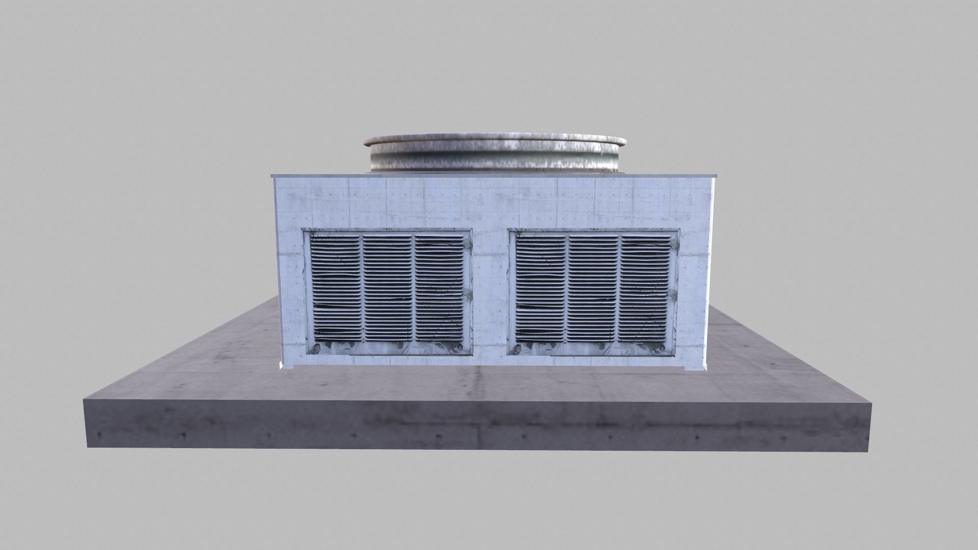 Air Vent Low-poly 3D model_3