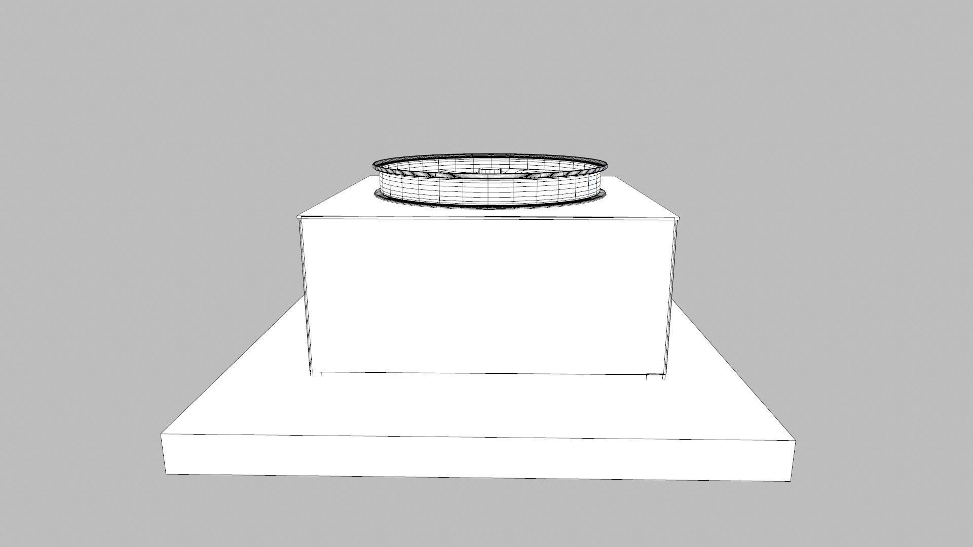 Air Vent Low-poly 3D model_7