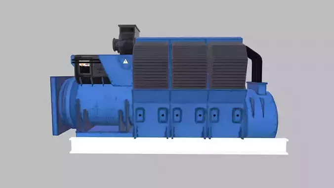 Big Generator Low-poly 3D model
