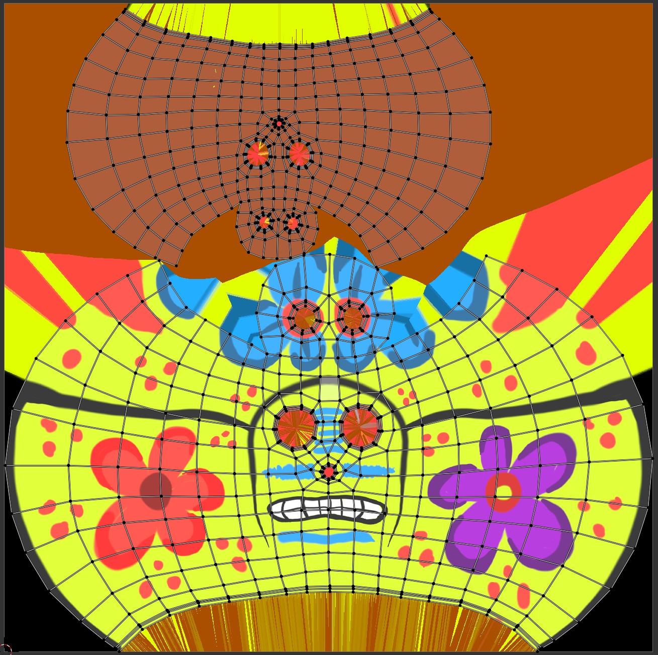 Calaca Skull calavera Adorno 3D model_3