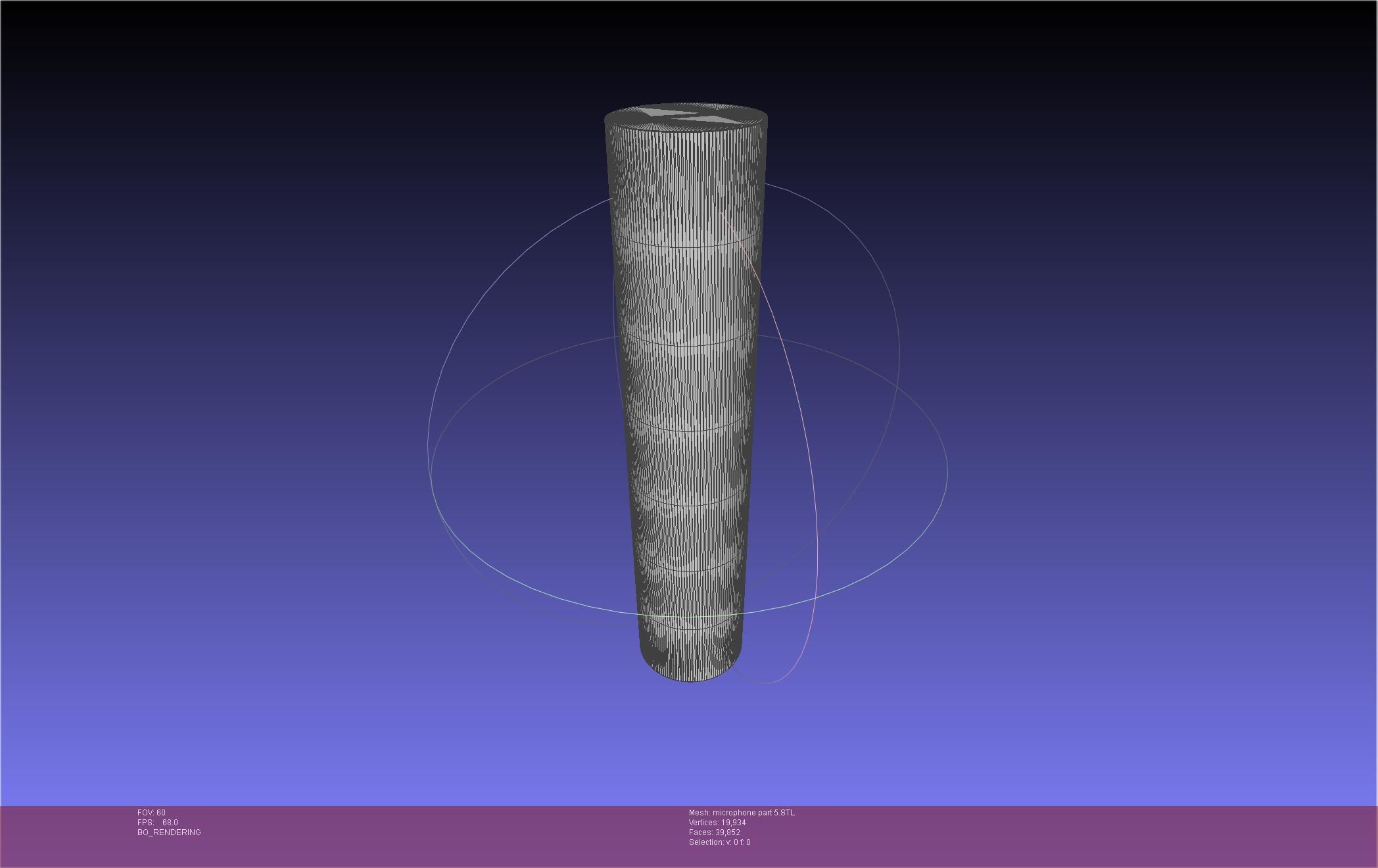 Hazbin Hotel Alastor Microphone 3D print model_65